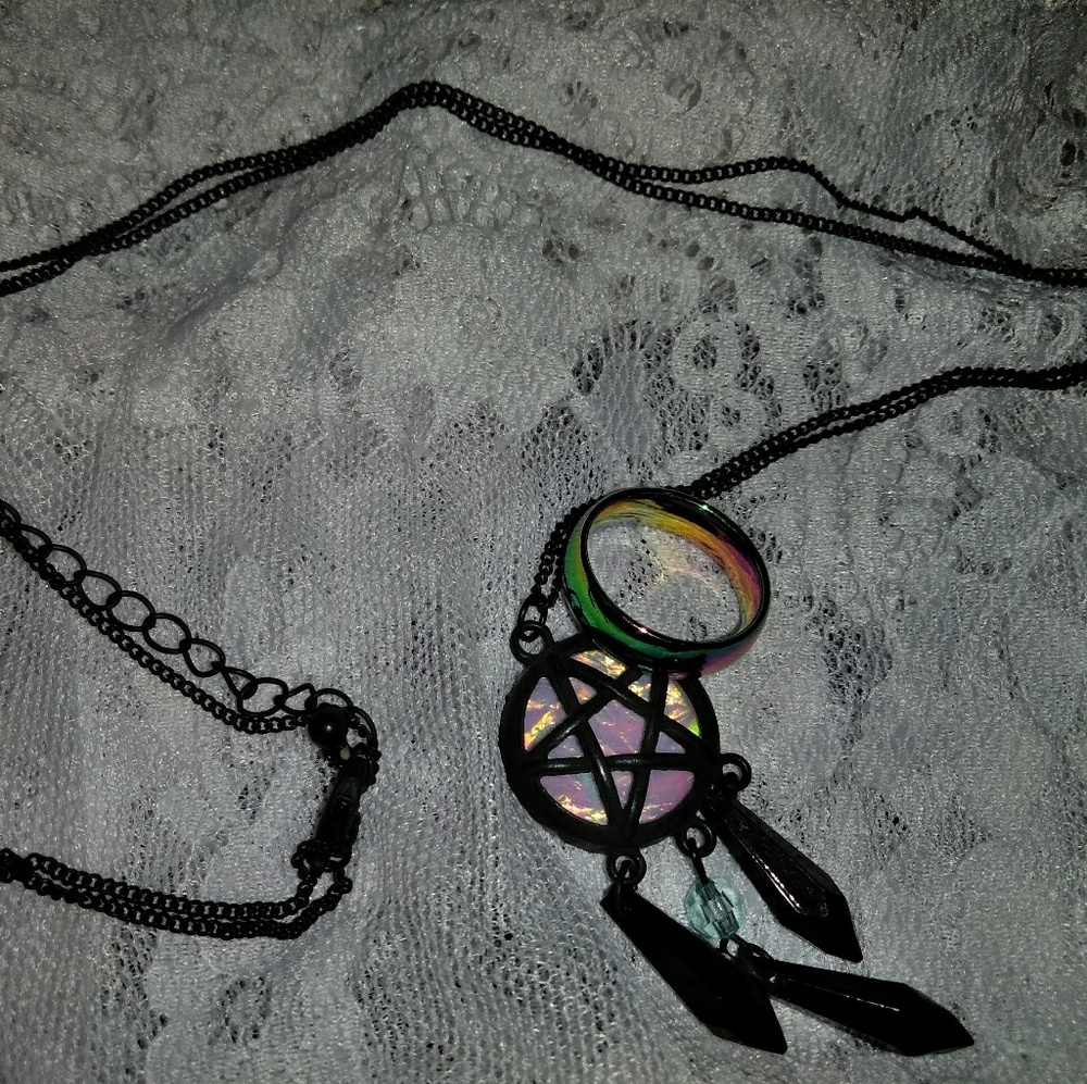 Necklace and ring bundle sold together
